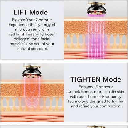 3-in-1 Red Light Therapy Facial Massager